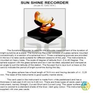 SUNSHINE RECORDER